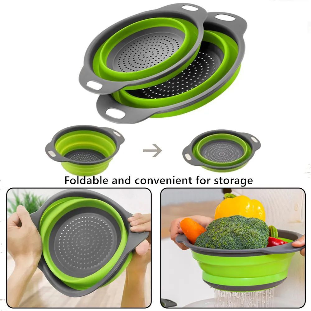 🔥COLADOR PLEGABLE 2 EN 1: ¡PRÁCTICO Y PERFECTO PARA TU COCINA!🔥 ENVÍO GRATIS🚛