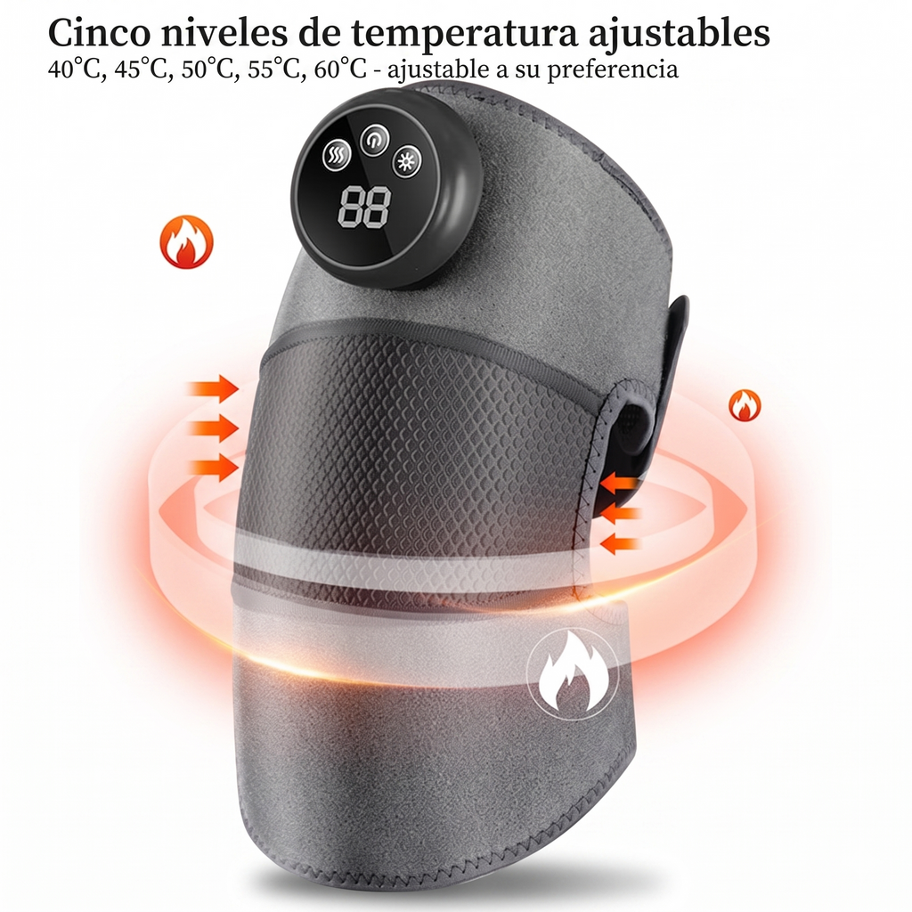 Masajeador de rodilla termico