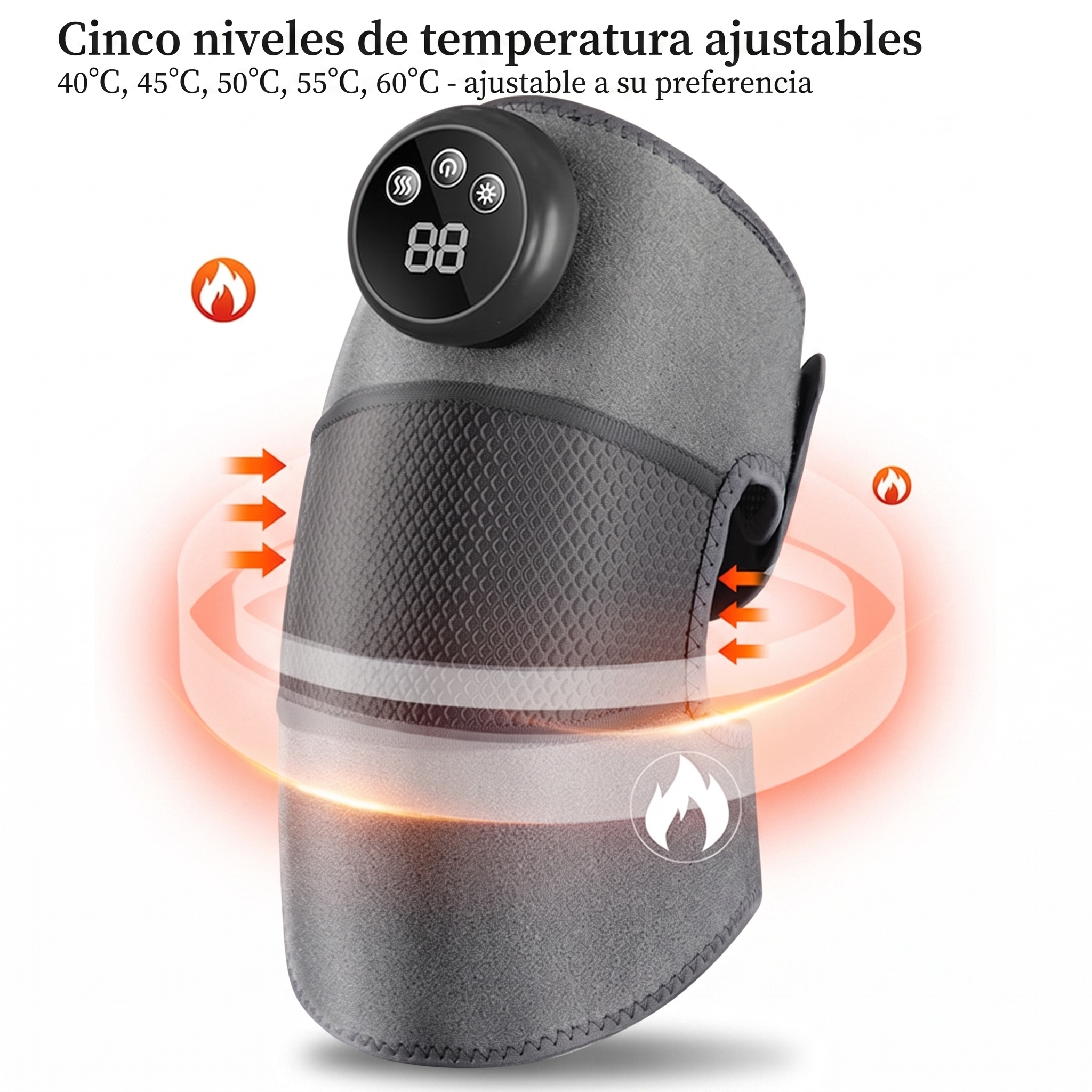 Masajeador de rodilla termico