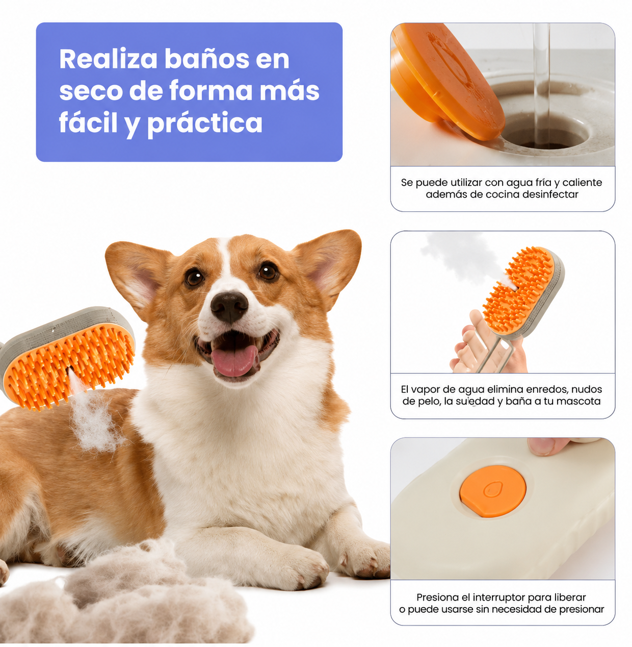 Cepillo VaporPet