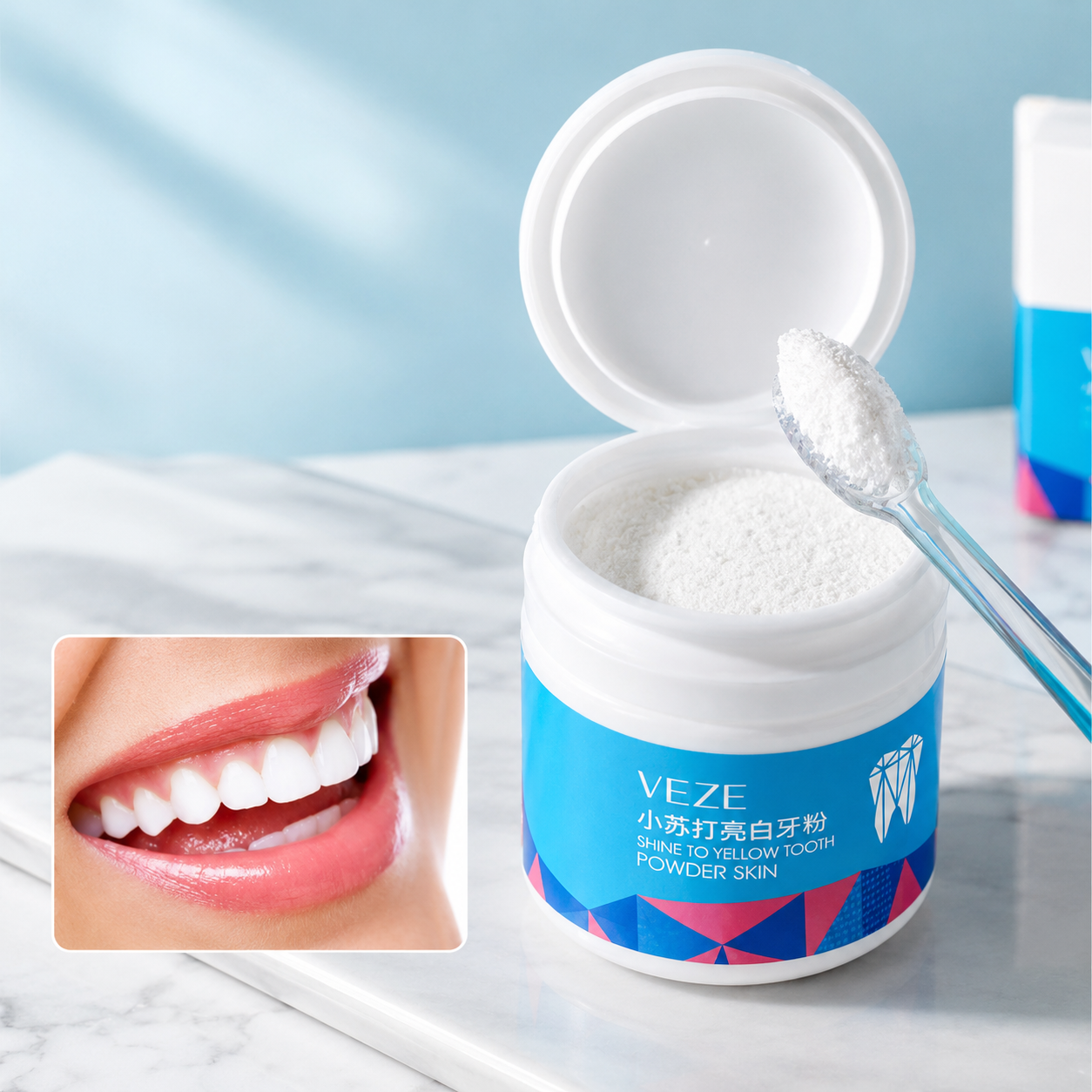 🦷 Recupera el blanco natural de tu sonrisa con VEZE! ¿Dientes amarillentos? Descubre el polvo dental que está conquistando Colombia. Oferta de Hoy 50% de descuento!