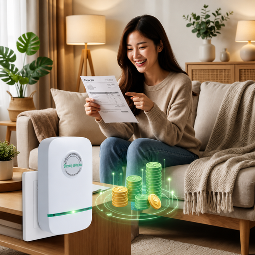 Ahorrador De Energía Eléctrico! ⚡ ¡Protege tu hogar con tecnología inteligente! 🏡 Ideal para Casas, Apartamentos y Oficinas!