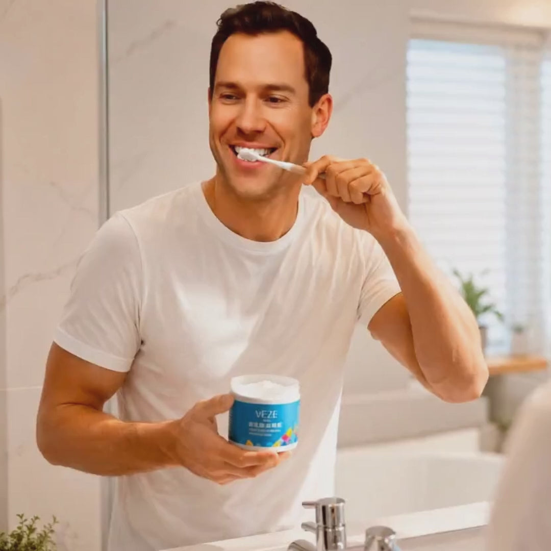 🦷 Recupera el blanco natural de tu sonrisa con VEZE! ¿Dientes amarillentos? Descubre el polvo dental que está conquistando Colombia. Oferta de Hoy 50% de descuento!